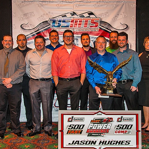 Top 10 points finishers at USMTS Awards Banquet at the Ameristar Hotel Casino in Kansas City on Saturday, Jan. 28, 2017.